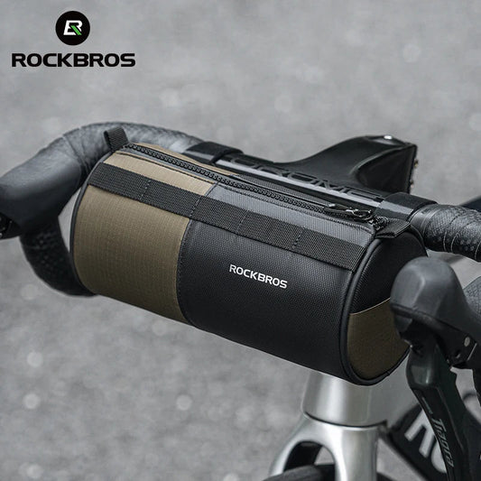 ROCKBROS Bicycle Handlebar Bag – Reflective, Multifunctional 1.7L Front Storage Bag | Portable Shoulder Bag for Cycling Accessories - RELUX.STORE