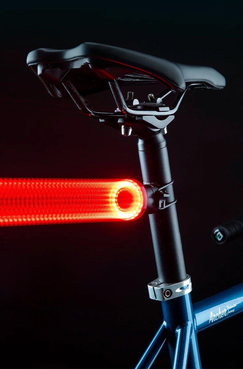 "ROCKBROS Smart Bike Tail Light – IPX6 Waterproof Rechargeable Rear Light for Night Riding, USB Type - C Charging" - RELUX.STORE