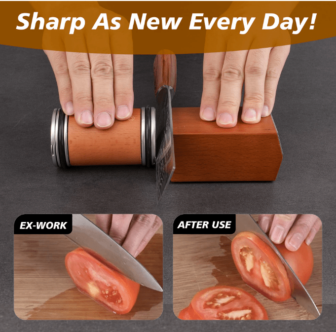 Rolling Knife Sharpener for Kitchen Knives - RELUX.STORE