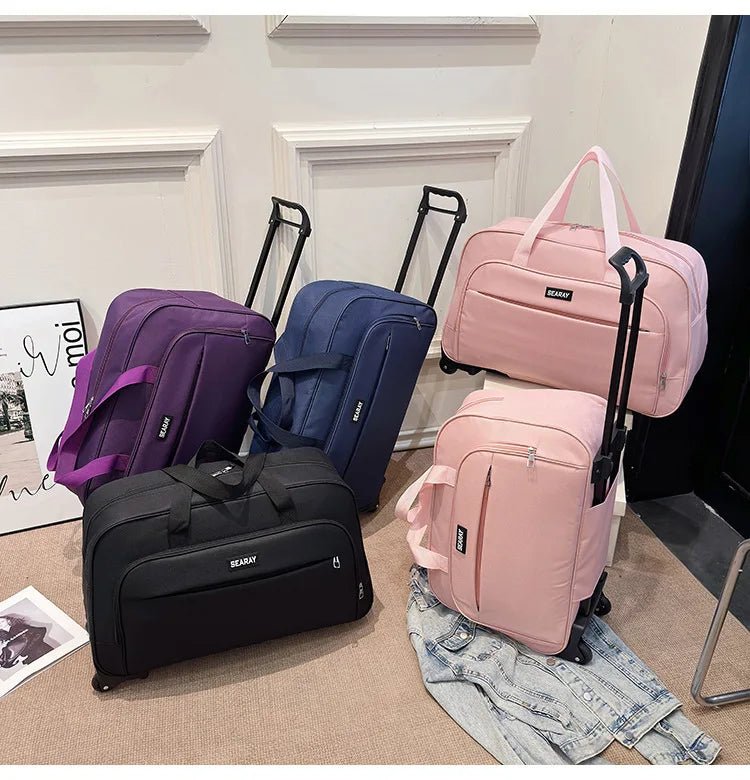 Rolling Luggage Bag Large Capacity Travel Bag Business Short - trip Trolley Suitcase Boarding Luggage Trolly Bag With Wheels - RELUX.STORERolling Luggage Bag Large Capacity Travel Bag Business Short - trip Trolley Suitcase Boarding Luggage Trolly Bag With Wheels