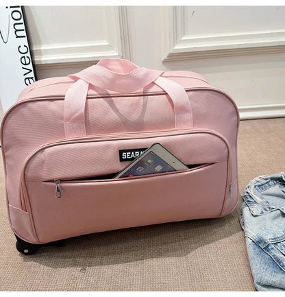Rolling Luggage Bag Large Capacity Travel Bag Business Short - trip Trolley Suitcase Boarding Luggage Trolly Bag With Wheels - RELUX.STORERolling Luggage Bag Large Capacity Travel Bag Business Short - trip Trolley Suitcase Boarding Luggage Trolly Bag With Wheels