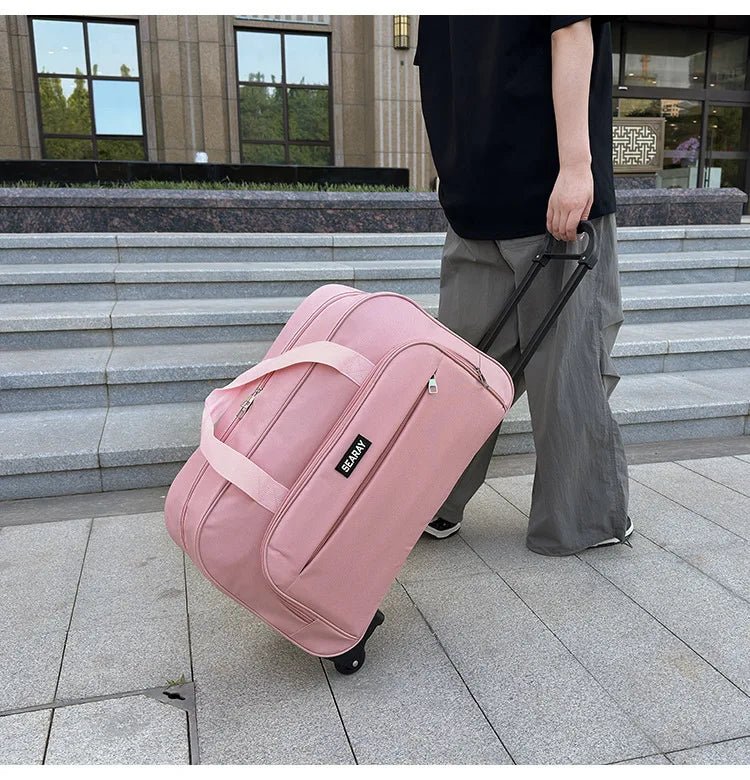 Rolling Luggage Bag Large Capacity Travel Bag Business Short - trip Trolley Suitcase Boarding Luggage Trolly Bag With Wheels - RELUX.STORERolling Luggage Bag Large Capacity Travel Bag Business Short - trip Trolley Suitcase Boarding Luggage Trolly Bag With Wheels