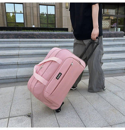 Rolling Luggage Bag Large Capacity Travel Bag Business Short - trip Trolley Suitcase Boarding Luggage Trolly Bag With Wheels - RELUX.STORERolling Luggage Bag Large Capacity Travel Bag Business Short - trip Trolley Suitcase Boarding Luggage Trolly Bag With Wheels