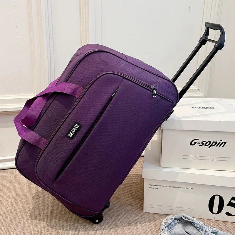 Rolling Luggage Bag Large Capacity Travel Bag Business Short - trip Trolley Suitcase Boarding Luggage Trolly Bag With Wheels - RELUX.STORERolling Luggage Bag Large Capacity Travel Bag Business Short - trip Trolley Suitcase Boarding Luggage Trolly Bag With Wheels