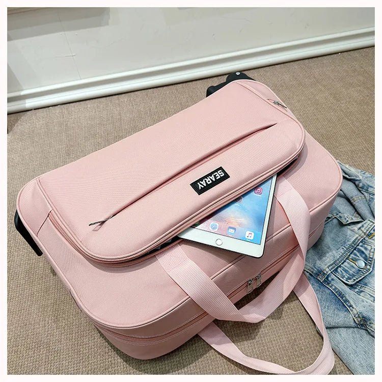 Rolling Luggage Bag Large Capacity Travel Bag Business Short - trip Trolley Suitcase Boarding Luggage Trolly Bag With Wheels - RELUX.STORERolling Luggage Bag Large Capacity Travel Bag Business Short - trip Trolley Suitcase Boarding Luggage Trolly Bag With Wheels