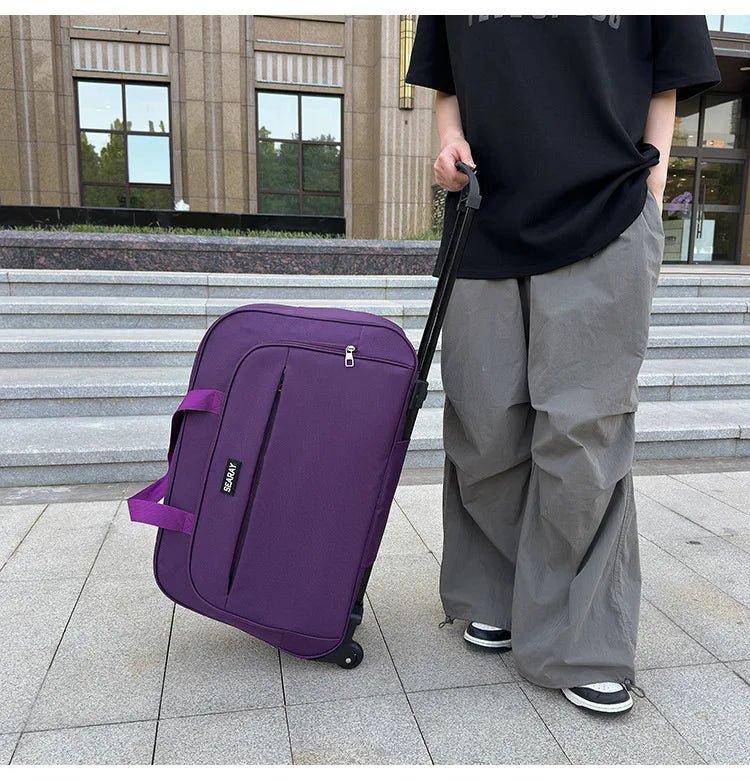 Rolling Luggage Bag Large Capacity Travel Bag Business Short - trip Trolley Suitcase Boarding Luggage Trolly Bag With Wheels - RELUX.STORERolling Luggage Bag Large Capacity Travel Bag Business Short - trip Trolley Suitcase Boarding Luggage Trolly Bag With Wheels