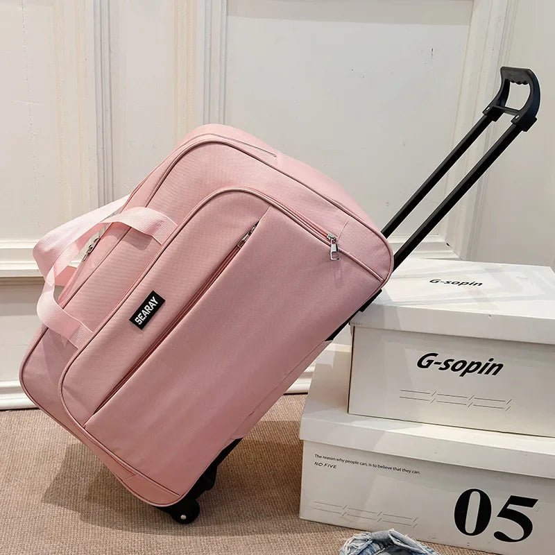 Rolling Luggage Bag Large Capacity Travel Bag Business Short - trip Trolley Suitcase Boarding Luggage Trolly Bag With Wheels - RELUX.STORERolling Luggage Bag Large Capacity Travel Bag Business Short - trip Trolley Suitcase Boarding Luggage Trolly Bag With Wheels