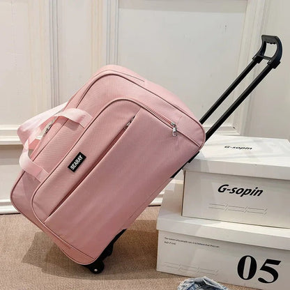 Rolling Luggage Bag Large Capacity Travel Bag Business Short - trip Trolley Suitcase Boarding Luggage Trolly Bag With Wheels - RELUX.STORERolling Luggage Bag Large Capacity Travel Bag Business Short - trip Trolley Suitcase Boarding Luggage Trolly Bag With Wheels