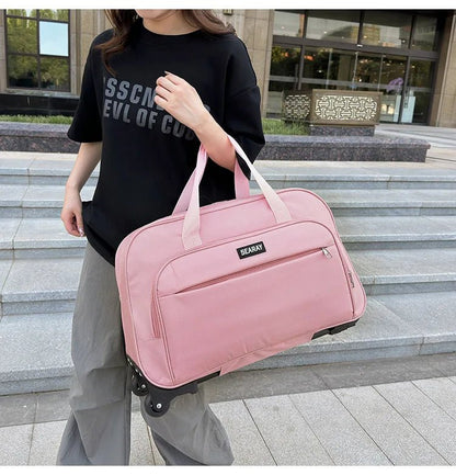 Rolling Luggage Bag Large Capacity Travel Bag Business Short - trip Trolley Suitcase Boarding Luggage Trolly Bag With Wheels - RELUX.STORERolling Luggage Bag Large Capacity Travel Bag Business Short - trip Trolley Suitcase Boarding Luggage Trolly Bag With Wheels