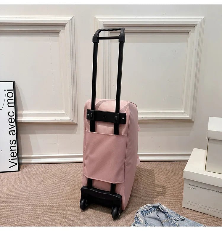 Rolling Luggage Bag Large Capacity Travel Bag Business Short - trip Trolley Suitcase Boarding Luggage Trolly Bag With Wheels - RELUX.STORERolling Luggage Bag Large Capacity Travel Bag Business Short - trip Trolley Suitcase Boarding Luggage Trolly Bag With Wheels