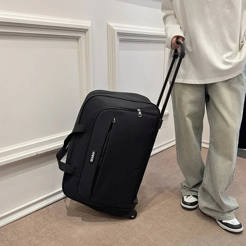 Rolling Luggage Bag Large Capacity Travel Bag Business Short - trip Trolley Suitcase Boarding Luggage Trolly Bag With Wheels - RELUX.STORERolling Luggage Bag Large Capacity Travel Bag Business Short - trip Trolley Suitcase Boarding Luggage Trolly Bag With Wheels