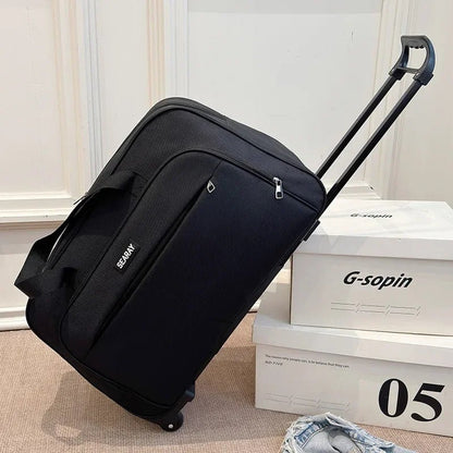 Rolling Luggage Bag Large Capacity Travel Bag Business Short - trip Trolley Suitcase Boarding Luggage Trolly Bag With Wheels - RELUX.STORERolling Luggage Bag Large Capacity Travel Bag Business Short - trip Trolley Suitcase Boarding Luggage Trolly Bag With Wheels