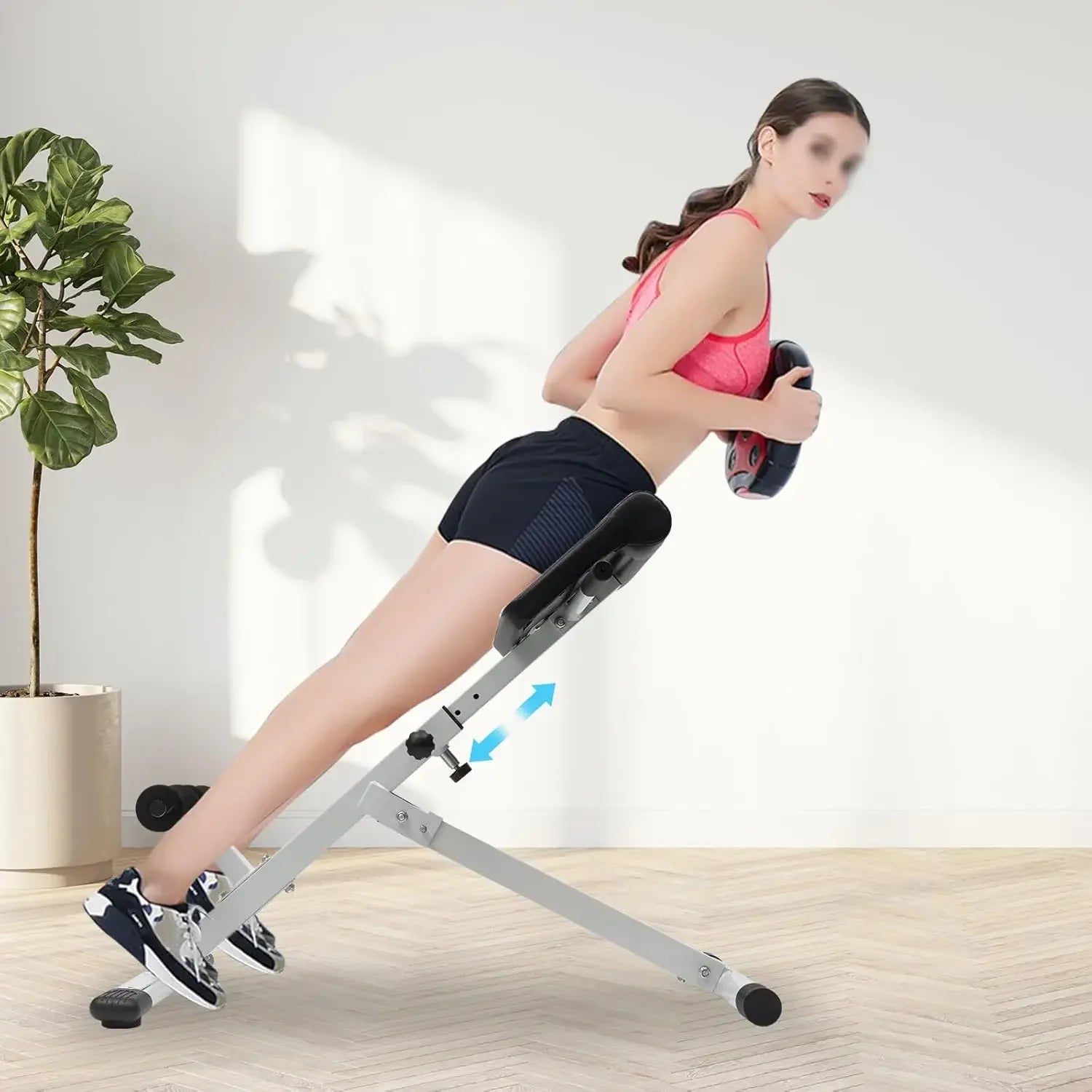 "Roman Chair Hyperextension Bench – Adjustable Back Extension Bench for Home Gym Fitness | Multi - Functional Exercise Bench by Relux.Store" - RELUX.STORE