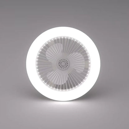 Rotatable 3in1 Ceiling Fan with Remote Control Lighting Lamp E27 Converter Base Lighting Base Bedroom Living Room Miflame - RELUX.STORE
