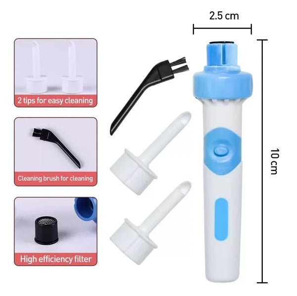 Safety Electric Cordless Ear Wax Cleaner – Gentle & Painless Vacuum Ear Cleaning Tool | Rechargeable Ear Wax Remover for Adults & Kids - RELUX.STORE