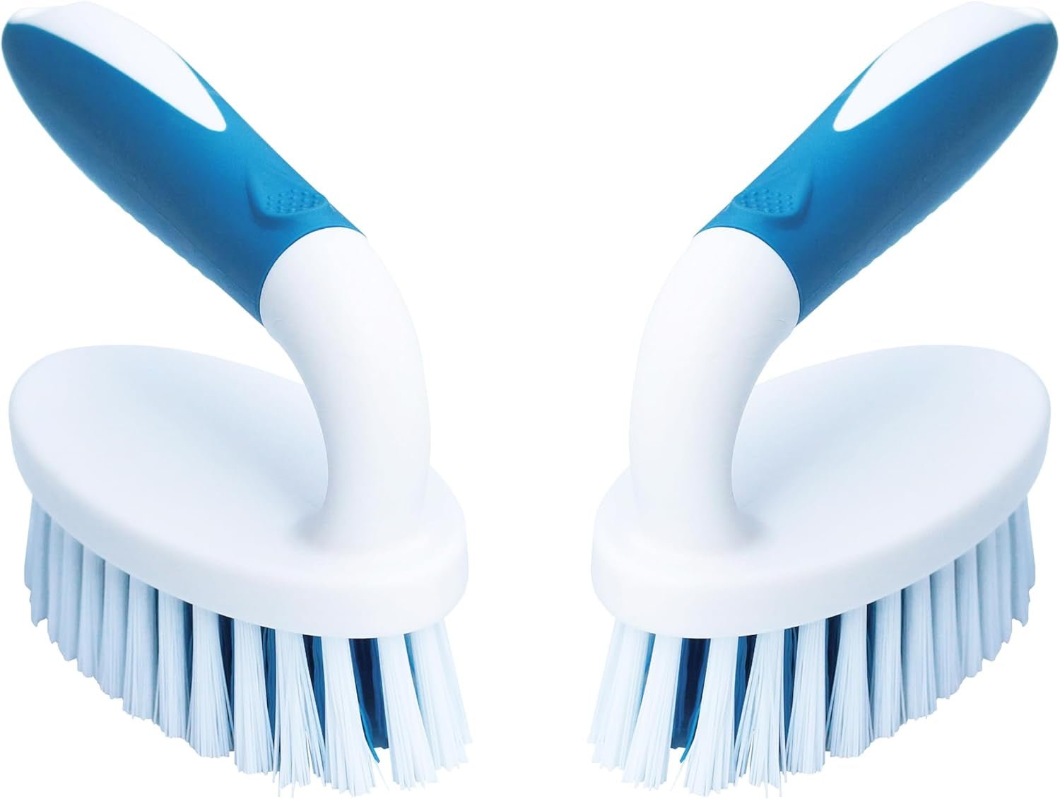 Scrub Brush, 2 Pack Household Cleaning Brushes with Stiff Bristles, Scrubbing Brush for Carpet, Shower, Bathtub, Kitchen, Pool Tile, Bathroom Scrubber, Small - RELUX.STORE