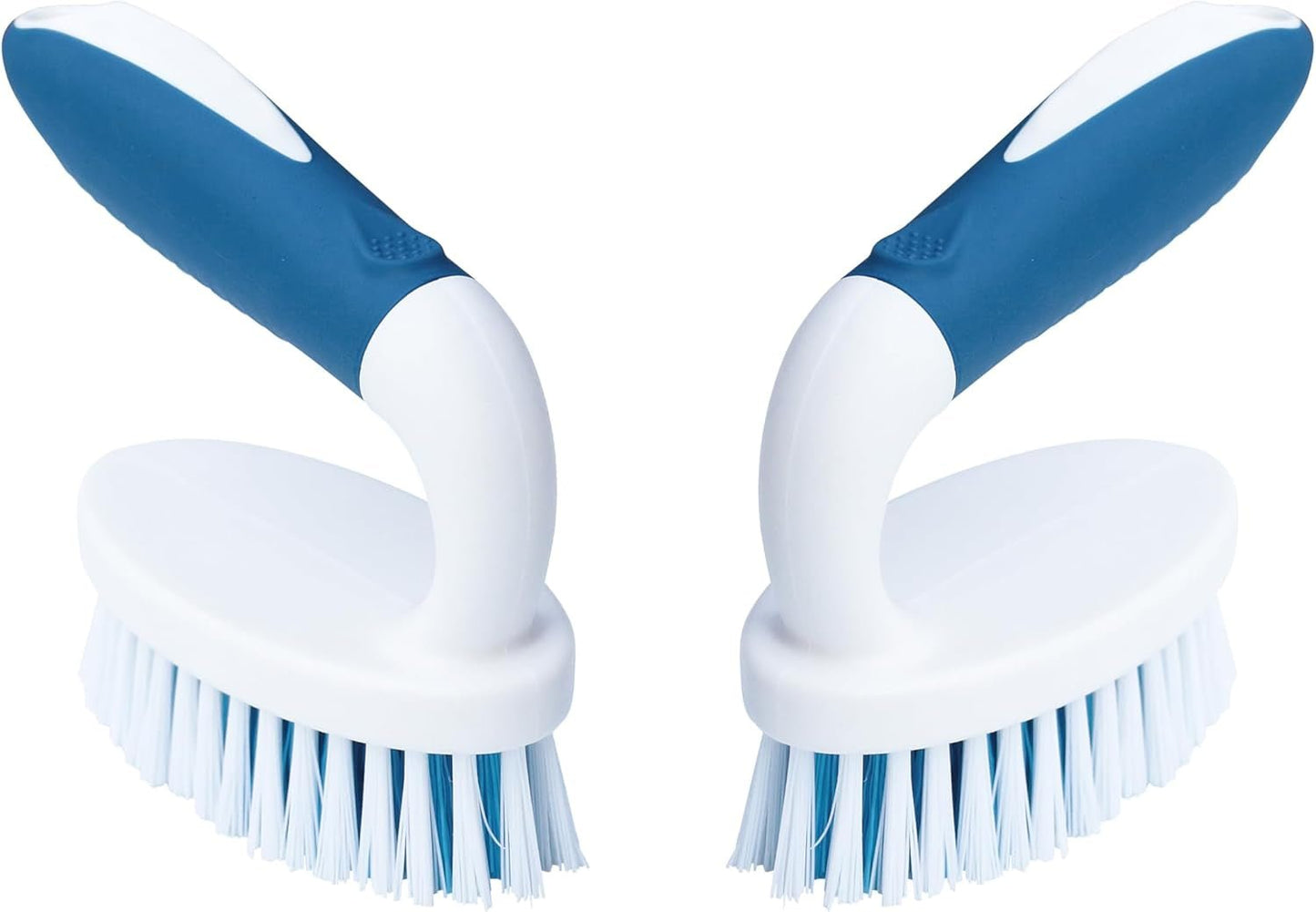 Scrub Brush, 2 Pack Household Cleaning Brushes with Stiff Bristles, Scrubbing Brush for Carpet, Shower, Bathtub, Kitchen, Pool Tile, Bathroom Scrubber, Small - RELUX.STORE