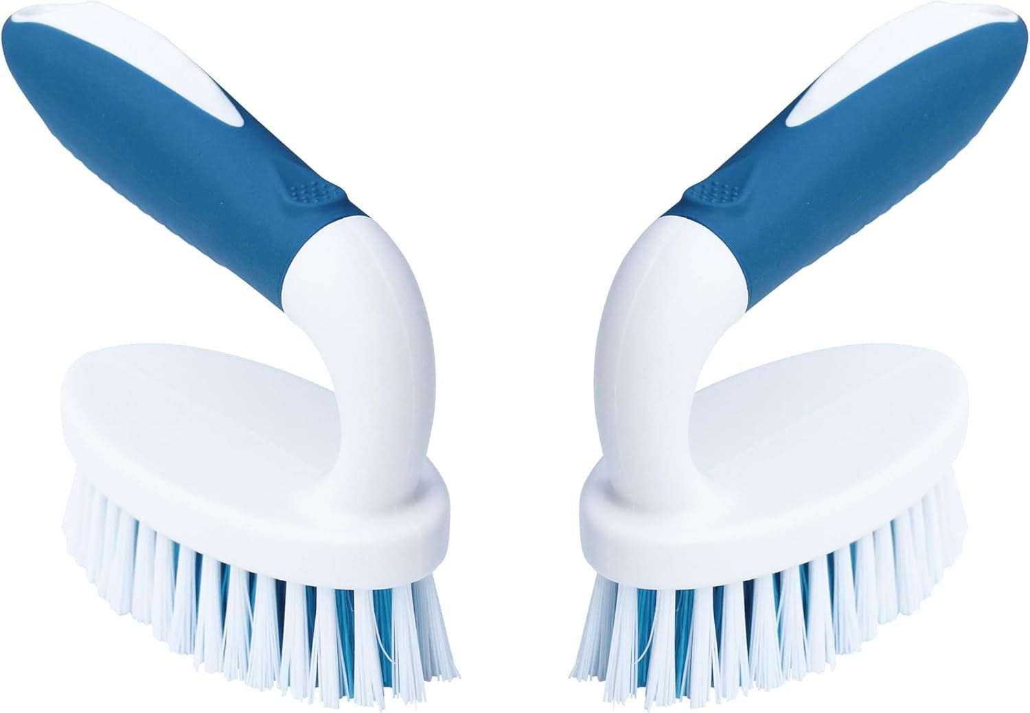 Scrub Brush, 2 Pack Household Cleaning Brushes with Stiff Bristles, Scrubbing Brush for Carpet, Shower, Bathtub, Kitchen, Pool Tile, Bathroom Scrubber, Small - RELUX.STORE