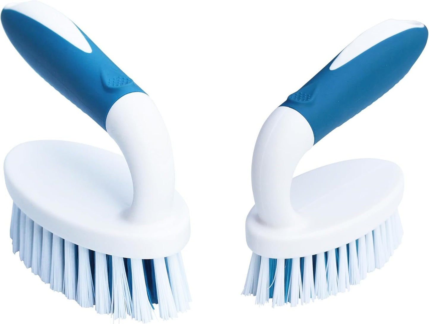 Scrub Brush, 2 Pack Household Cleaning Brushes with Stiff Bristles, Scrubbing Brush for Carpet, Shower, Bathtub, Kitchen, Pool Tile, Bathroom Scrubber, Small - RELUX.STORE