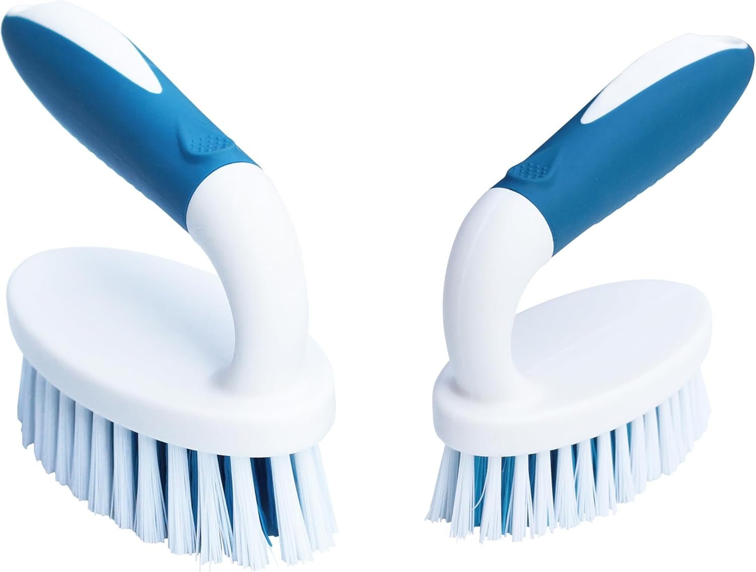 Scrub Brush, 2 Pack Household Cleaning Brushes with Stiff Bristles, Scrubbing Brush for Carpet, Shower, Bathtub, Kitchen, Pool Tile, Bathroom Scrubber, Small - RELUX.STORE
