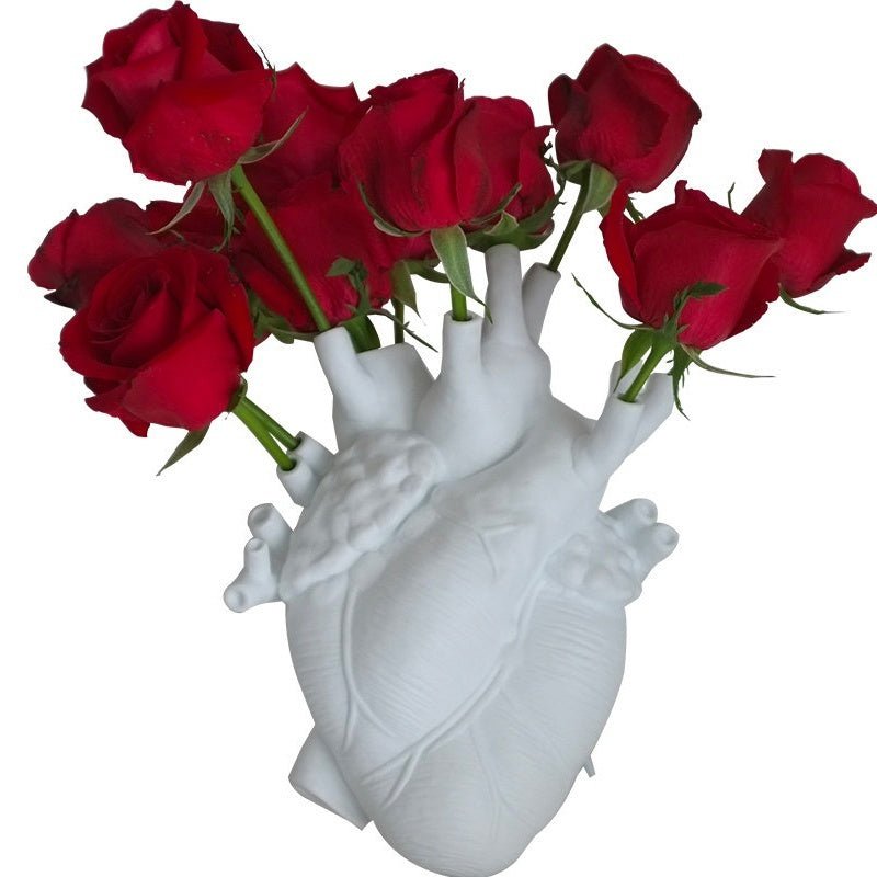 Shape Flower Vase Nordic Style Flower Pot Art Vases Sculpture Desktop Plant Pot For Home Decor Ornament Gifts - RELUX.STORE