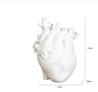 Shape Flower Vase Nordic Style Flower Pot Art Vases Sculpture Desktop Plant Pot For Home Decor Ornament Gifts - RELUX.STORE