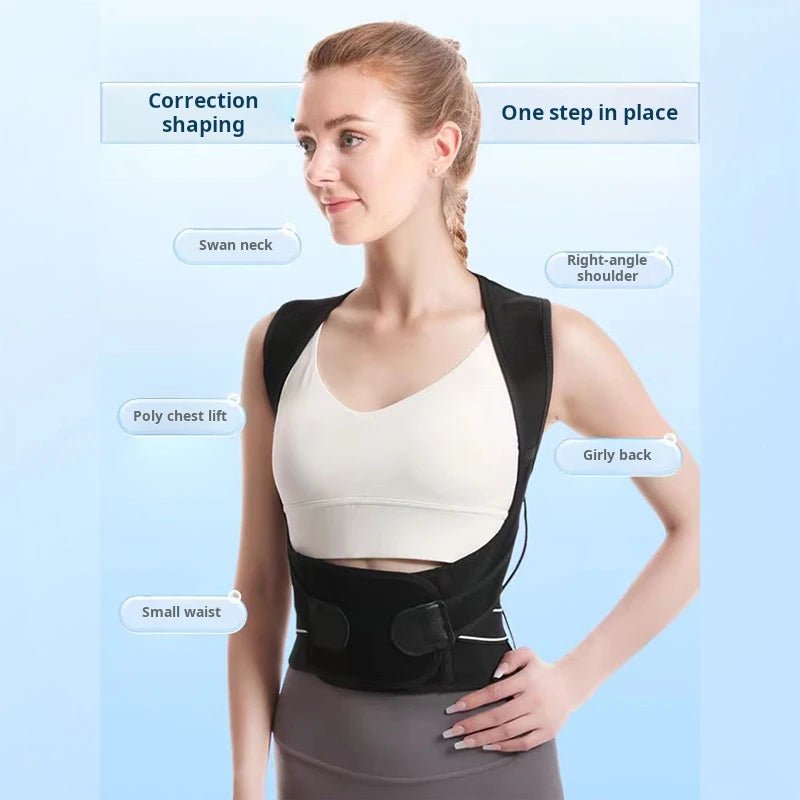 "Shoulder & Back Posture Corrector with Camel Straps – Adult Unisex Back Support for Spine & Shoulder Alignment by Relux.Store" - RELUX.STORE