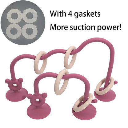“Silicone Bead Wrapped Baby Puzzle Toy – Early Education Tabletop Toy for Toddlers, Fun Learning Game for Children” - RELUX.STORE
