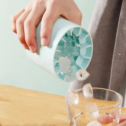 Silicone Ice Cube Mold Round Ice Bucket Summer Homemade DIY Refrigerator Freeze Ice Maker Creative Ice Cube Mold Barware Tools - RELUX.STORE