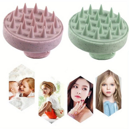 "Silicone Shampoo Brush & Scalp Massager – Hair Washing Comb & Body Massage Brush for Shower, Salon, and Hair Care" - RELUX.STORE