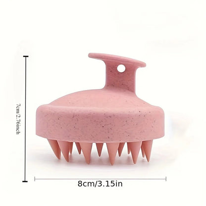 "Silicone Shampoo Brush & Scalp Massager – Hair Washing Comb & Body Massage Brush for Shower, Salon, and Hair Care" - RELUX.STORE