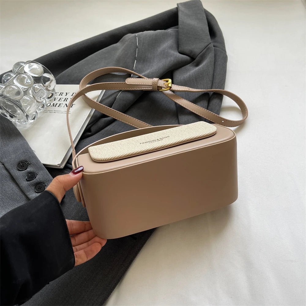 Simple Fashion Mini Square Women Crossbody Bags 2024 Luxury Designer Purses And Handbags Box Shape Pure Color Shoulder Satchels - RELUX.STORE