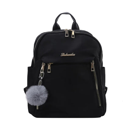Simple PU Leather Backpack – Large Capacity Travel & School Bag for Women | Harajuku Style, Unisex Student Backpack, High Street Fashion - RELUX.STORE
