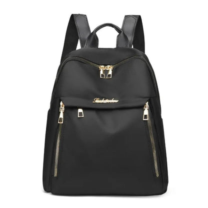 Simple PU Leather Backpack – Large Capacity Travel & School Bag for Women | Harajuku Style, Unisex Student Backpack, High Street Fashion - RELUX.STORE
