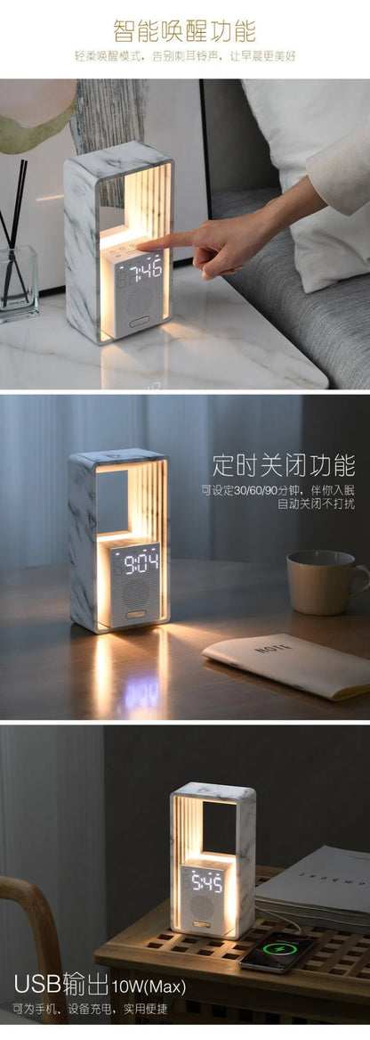 💡 "Simulated Sunrise Wake - Up Alarm Clock – White Noise Sleep Sound System with Night Light & Bedside Lamp for Bedroom" - RELUX.STORE