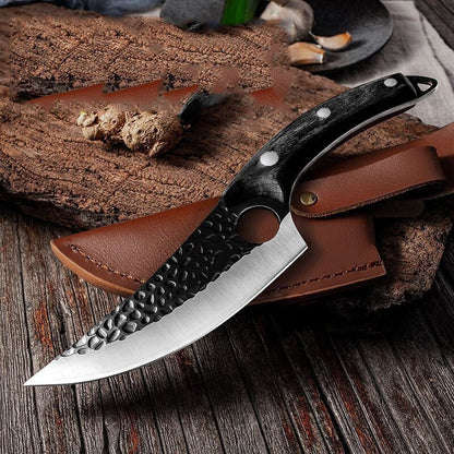 "Slaughter & Butcher Small Scimitar Knife – Meat Cutting, Boning, Skinning, and Pig Processing Tool" - RELUX.STORE
