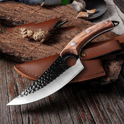 "Slaughter & Butcher Small Scimitar Knife – Meat Cutting, Boning, Skinning, and Pig Processing Tool" - RELUX.STORE