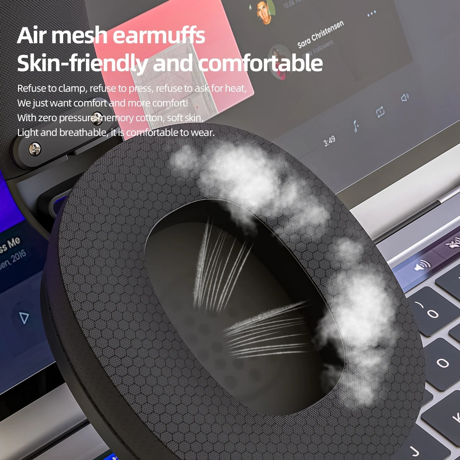 SMAILWOLF L80 Bluetooth Wireless & Wired Gaming Headset – Lightweight Laptop & Home Headphones with Mic - RELUX.STORE