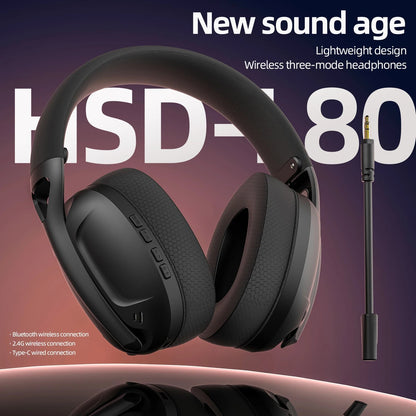 SMAILWOLF L80 Bluetooth Wireless & Wired Gaming Headset – Lightweight Laptop & Home Headphones with Mic - RELUX.STORE