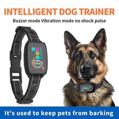 “Smart Anti - Barking Dog Collar – Rechargeable Waterproof Bark Stopper with HD Digital Display for Dogs” - RELUX.STORE