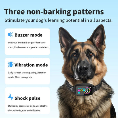 “Smart Anti - Barking Dog Collar – Rechargeable Waterproof Bark Stopper with HD Digital Display for Dogs” - RELUX.STORE