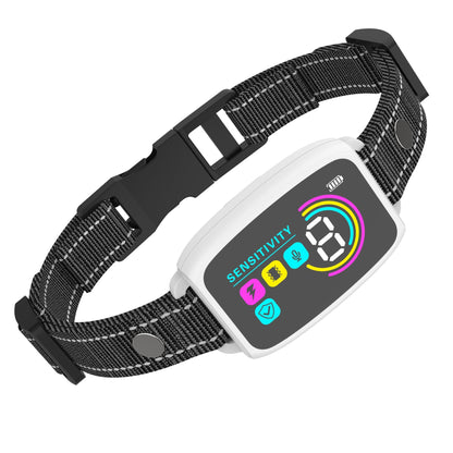 “Smart Anti - Barking Dog Collar – Rechargeable Waterproof Bark Stopper with HD Digital Display for Dogs” - RELUX.STORE