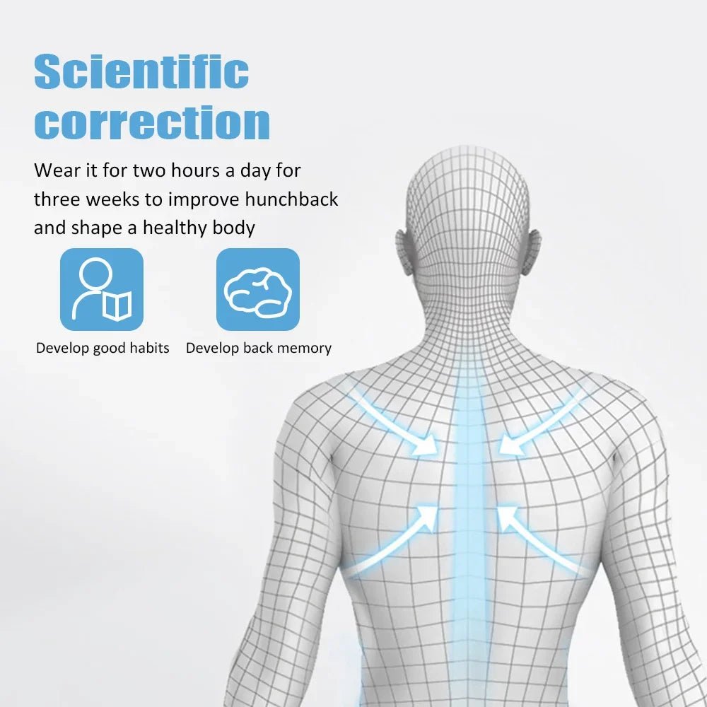Smart Correction Belt Sensor Orthosis Invisible Reminder Adult & Child Sitting Posture Hunchback Back Smart Posture Corrector - RELUX.STORE