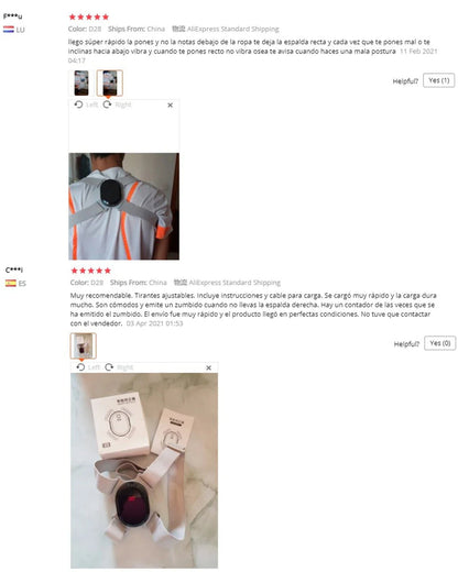 Smart Correction Belt Sensor Orthosis Invisible Reminder Adult & Child Sitting Posture Hunchback Back Smart Posture Corrector - RELUX.STORE