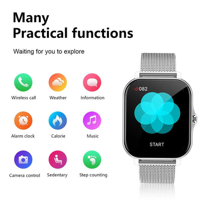 Smart watch wireless calling/dial Sport mode calling reminder and rejection fitness monitoring for iPhone/Andriod - RELUX.STORE