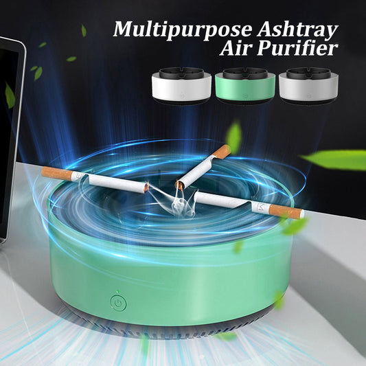 Smoke Removal Air Purification Ashtray Anion Purification Practical Automatic Purifier Ashtray Portable Gadgets For Car Ashtray - RELUX.STORE