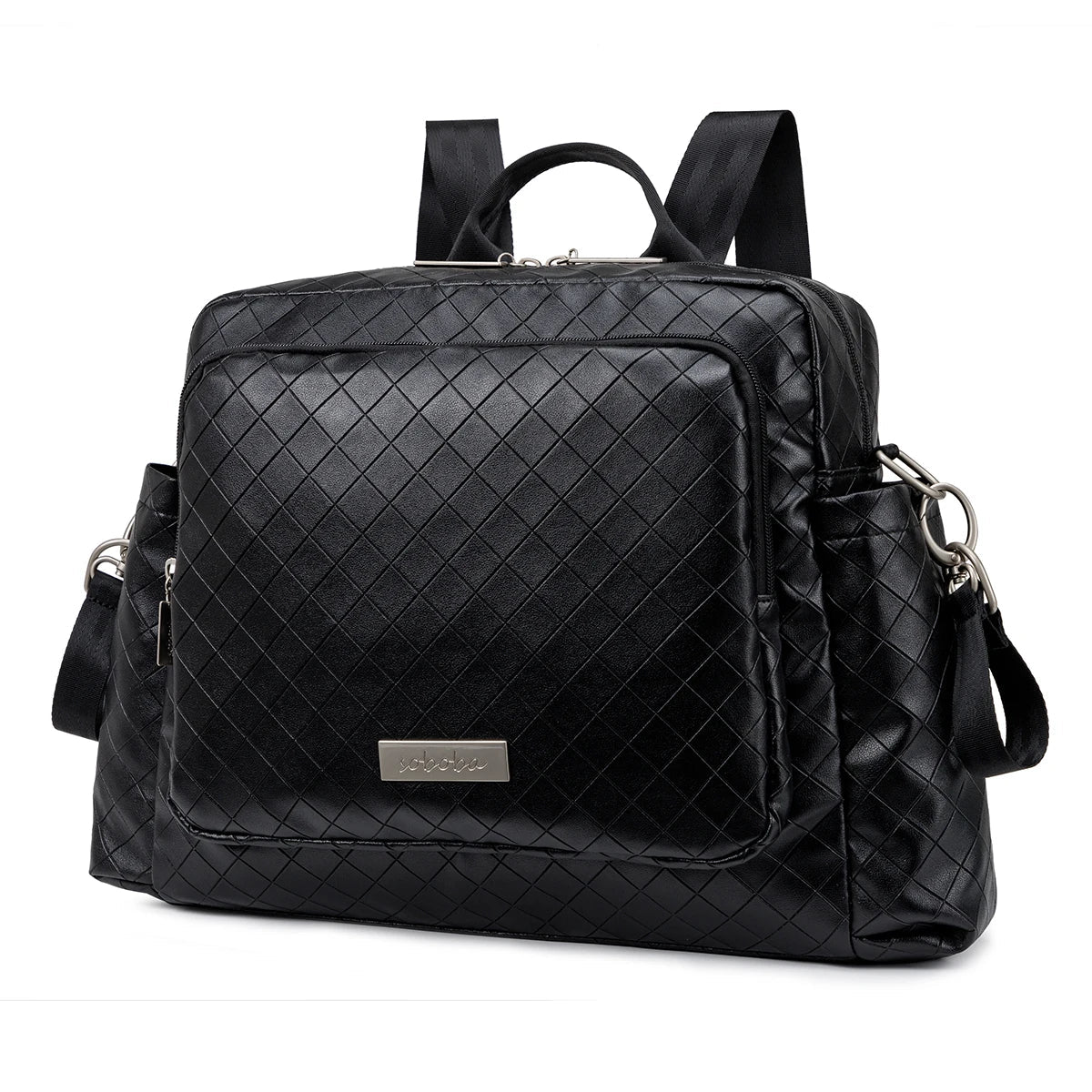 Soboba 2023 New Diaper Bags for Mother Waterproof Large Capacity Solid Polyester Diaper Backpacks Travel Bag for Newborn Baby - RELUX.STORE