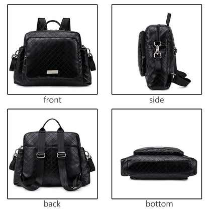 Soboba 2023 New Diaper Bags for Mother Waterproof Large Capacity Solid Polyester Diaper Backpacks Travel Bag for Newborn Baby - RELUX.STORE