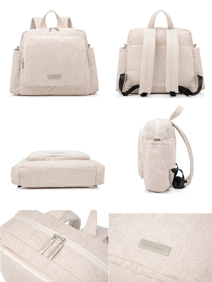 Soboba 2023 New Diaper Bags for Mother Waterproof Large Capacity Solid Polyester Diaper Backpacks Travel Bag for Newborn Baby - RELUX.STORE