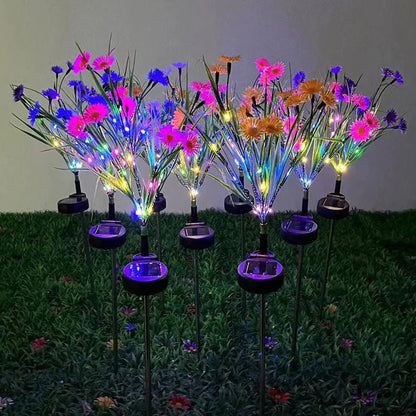 🌸 "Solar Garden Lights LED Flower Stakes – Waterproof Outdoor Decorative Lamps for Yard, Pathway & Patio | Auto On/Off, Energy - Saving Landscape Lighting" - RELUX.STORE